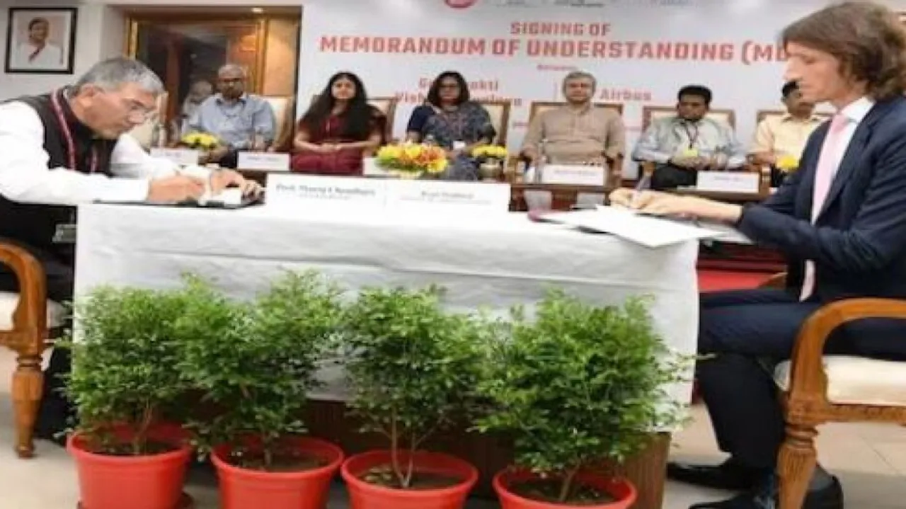 Airbus and Gati Shakti Vishawavidyalaya sign MoU