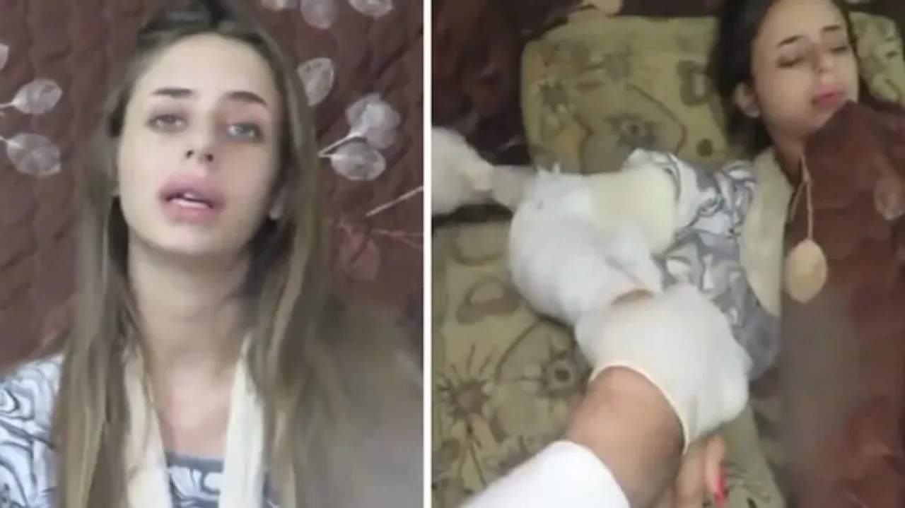 hamas releases first hostage VIdeo