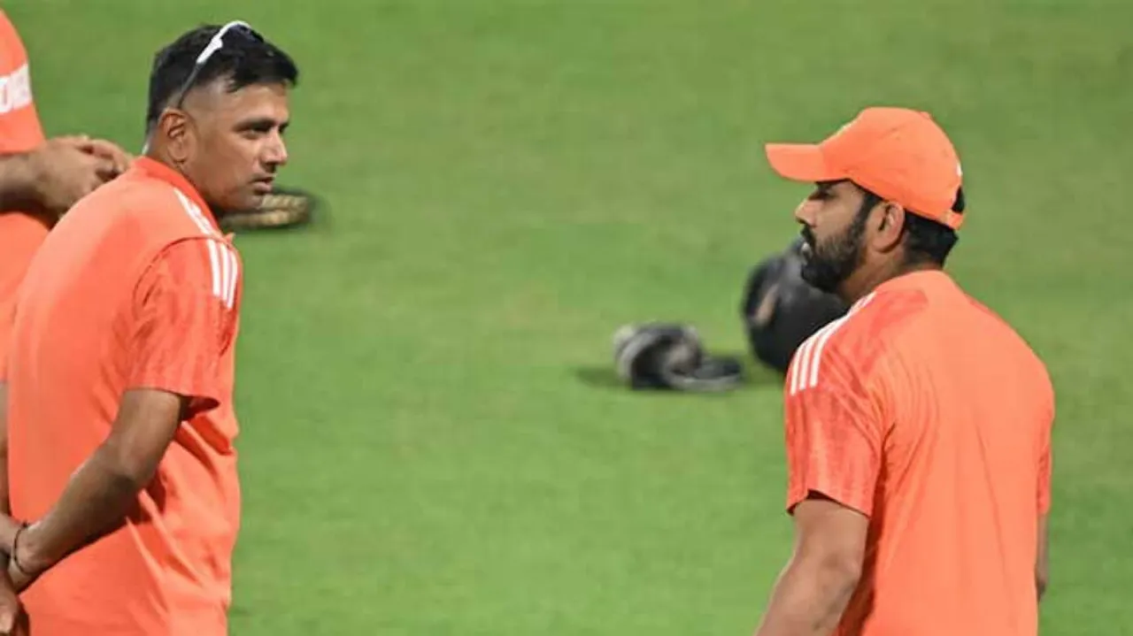 Rahul Dravid and Rohit Sharma 