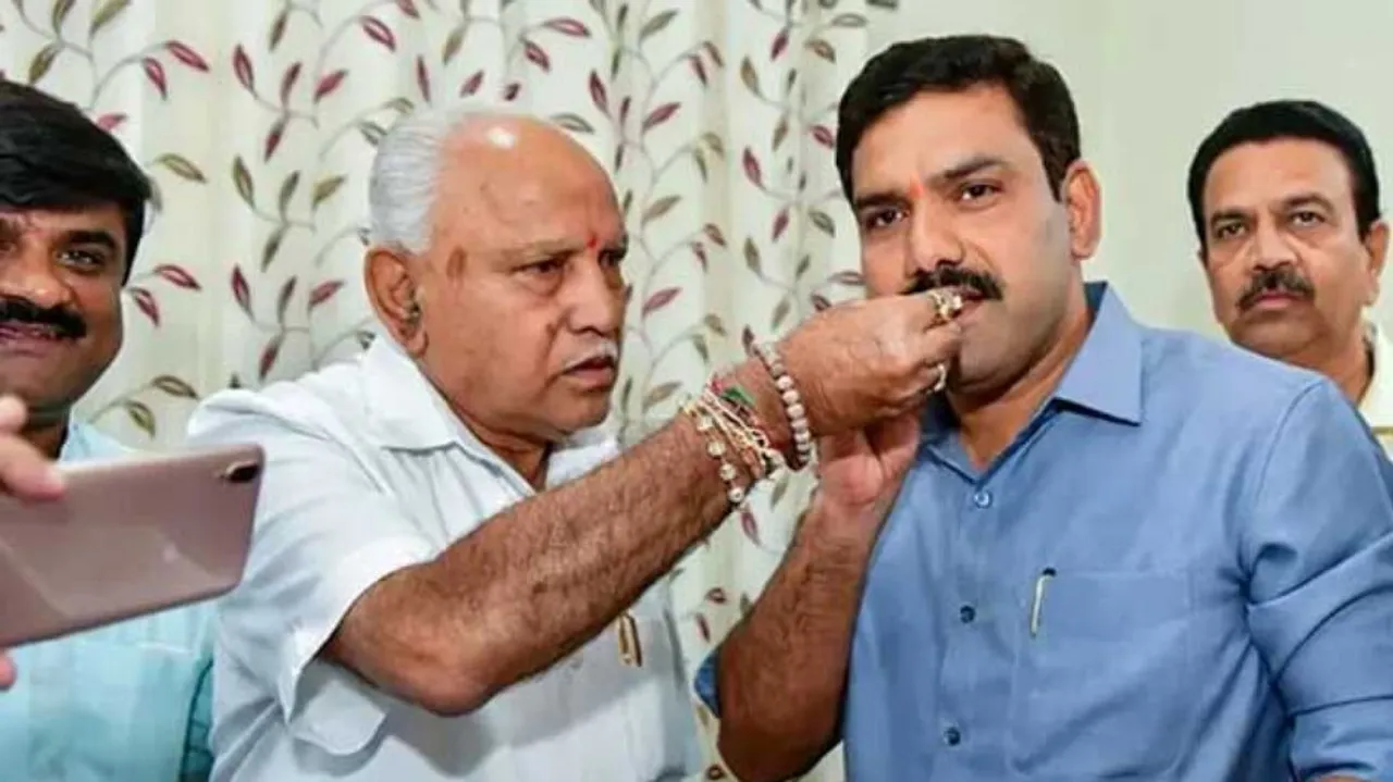Vijayendra and Yediyurappa