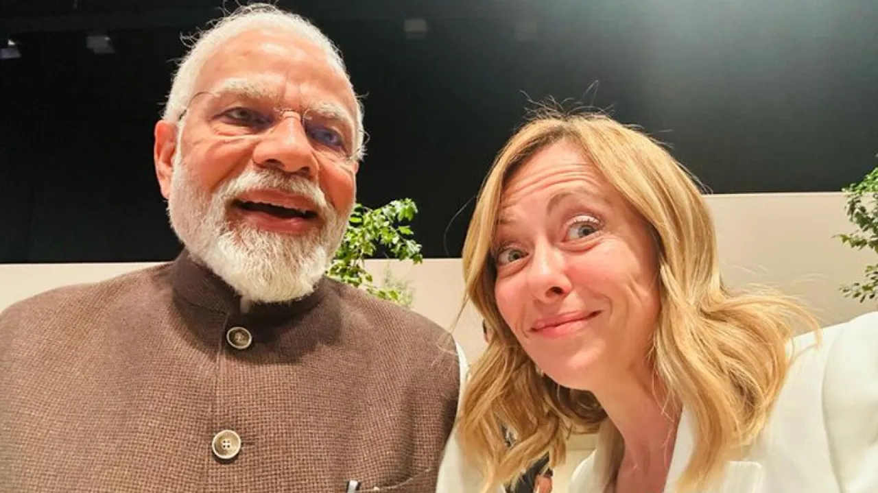 PM Modi & Meloni 