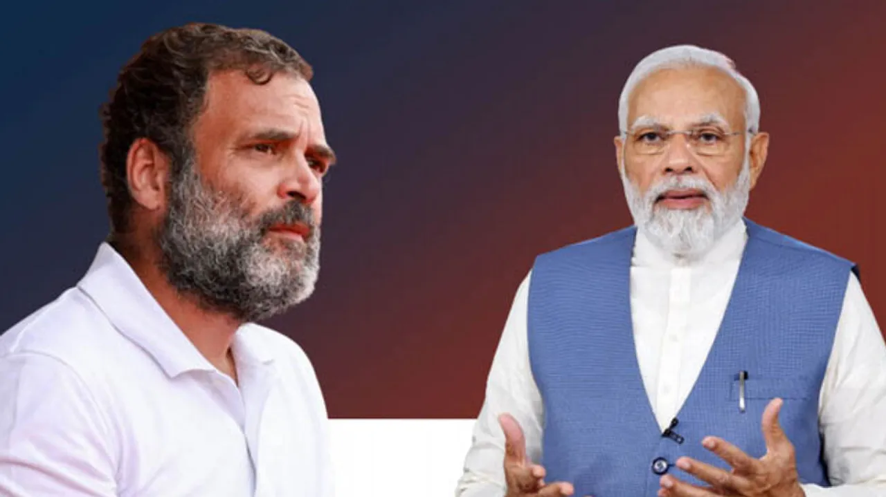 Rahul Gandhi and PM Modi
