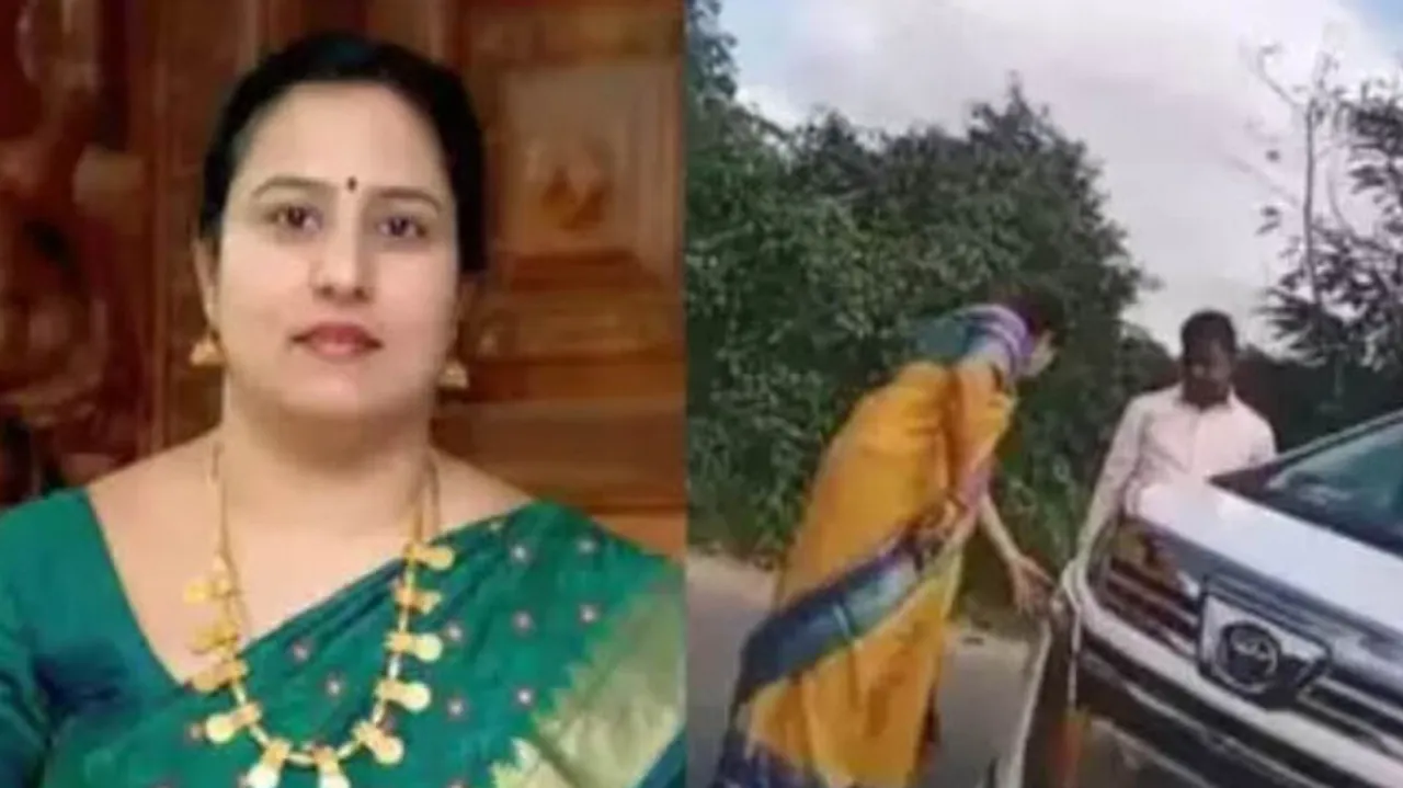 Deve Gowda's daughter-in-law yells