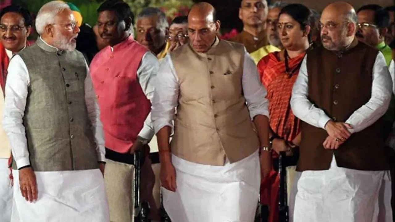 Narendra Modi, Rajnath Singh & Amit Shah 
