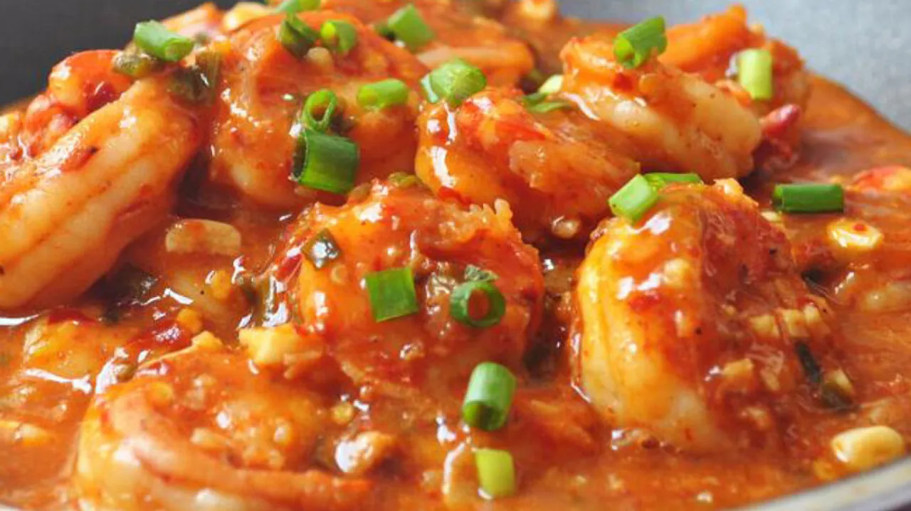 schezwan prawns
