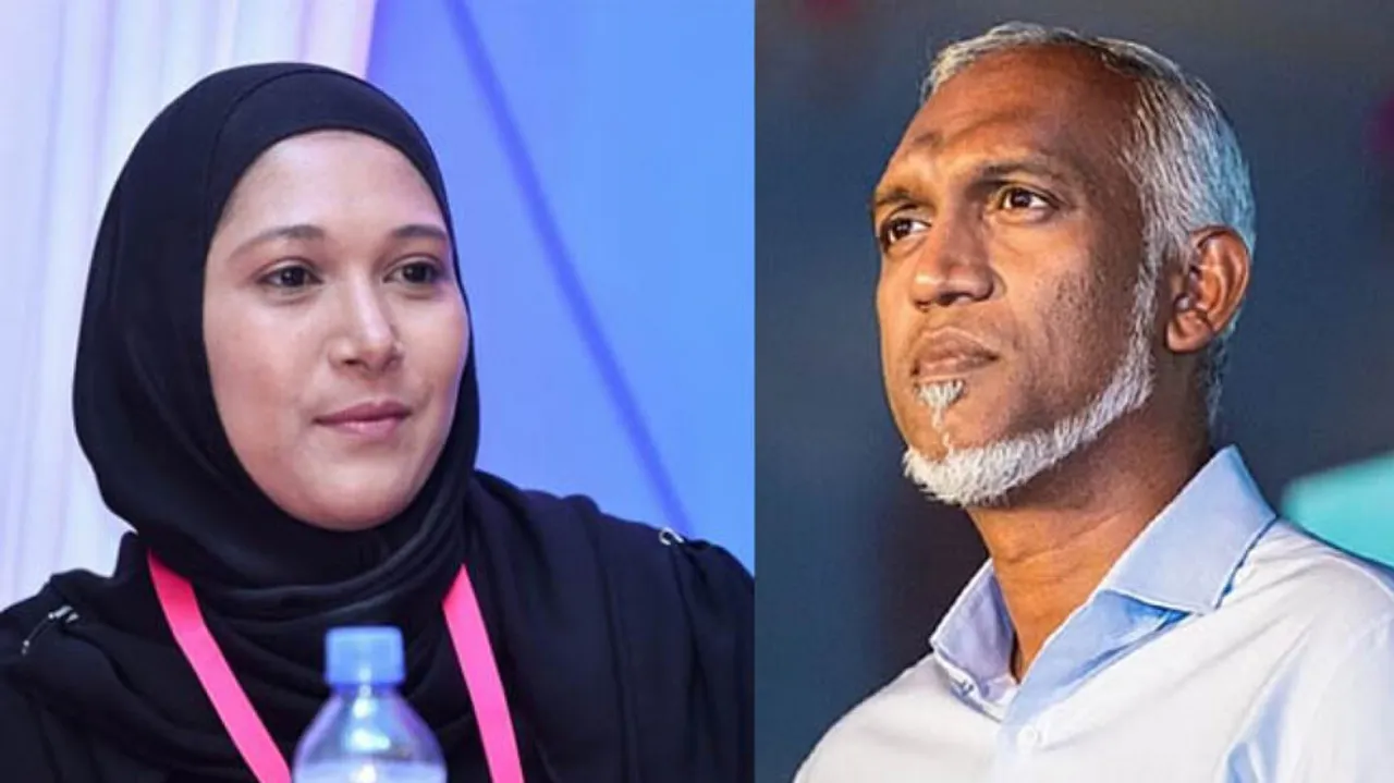 Maldives President on mariyam