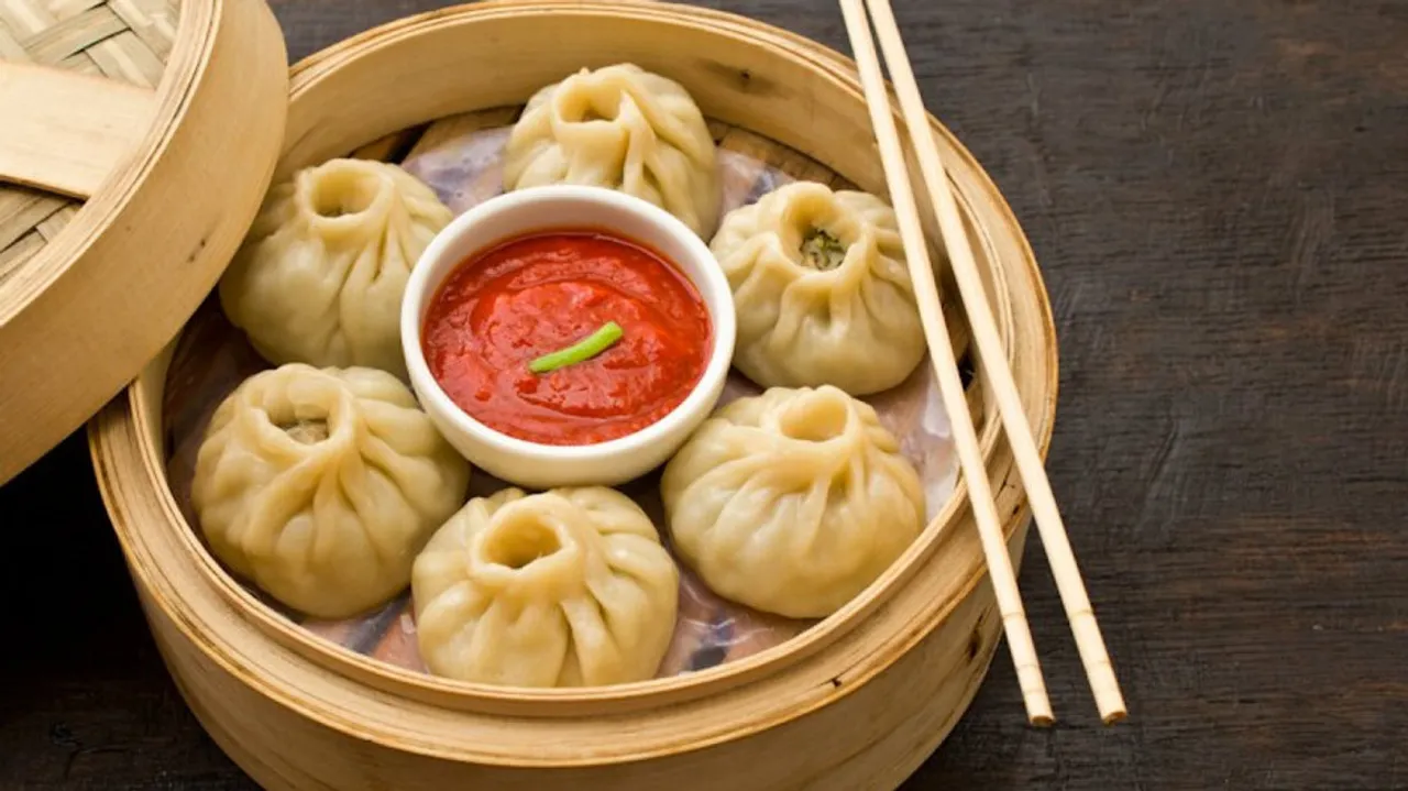 chicken steam momo