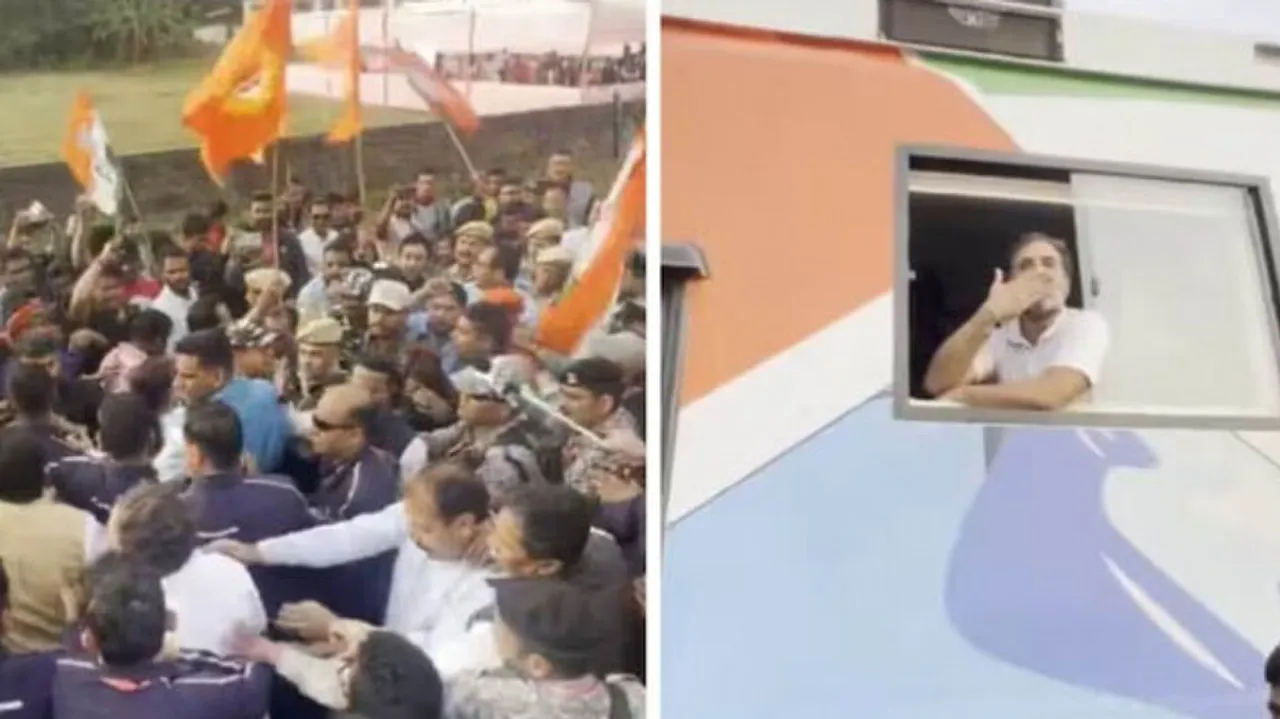 Rahul Gandhi gave-flying-kiss