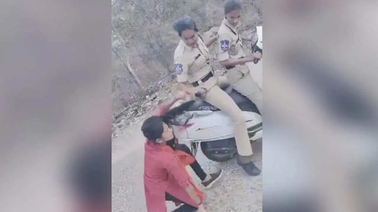 Police Dragged Protesting Student