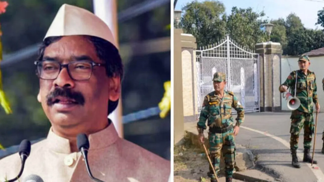 Hemant Soren Reach Ranchi