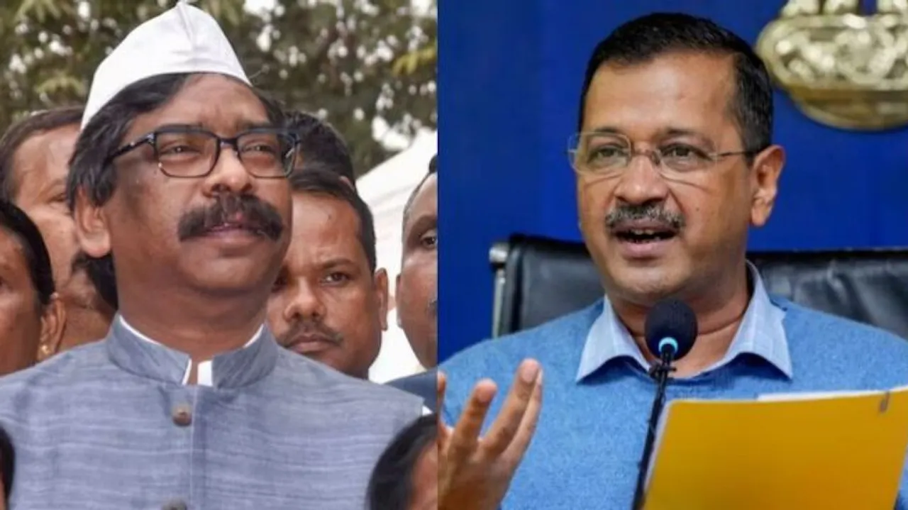 Hemant Soren & Arvind Kejriwal