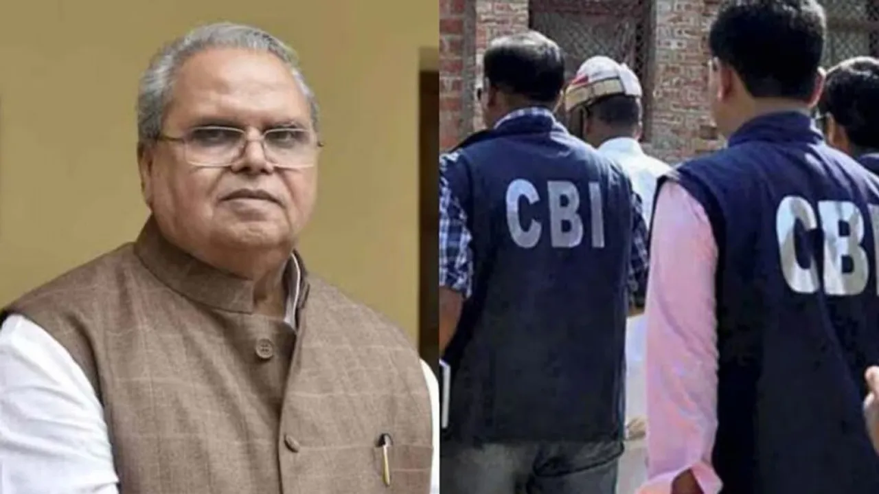   Satya Pal Malik & CBI Team