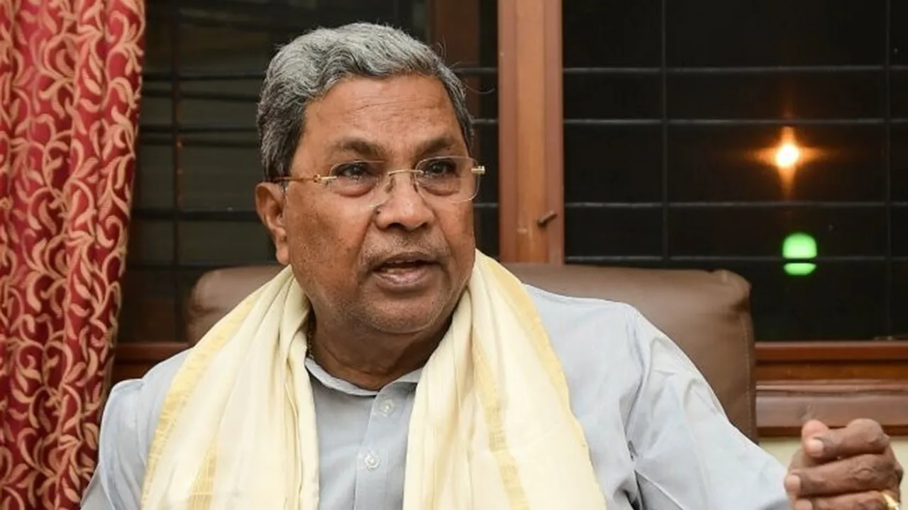 Chief minister Siddaramaiah