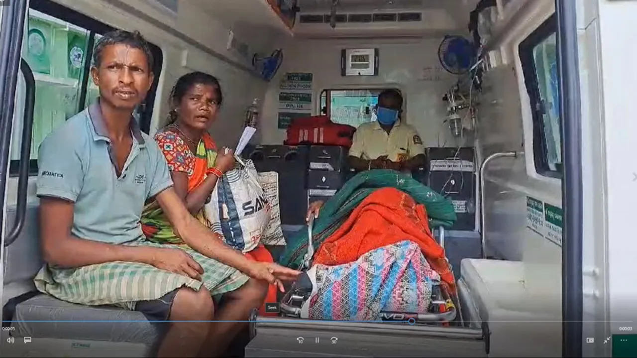 Patient in Ambulance