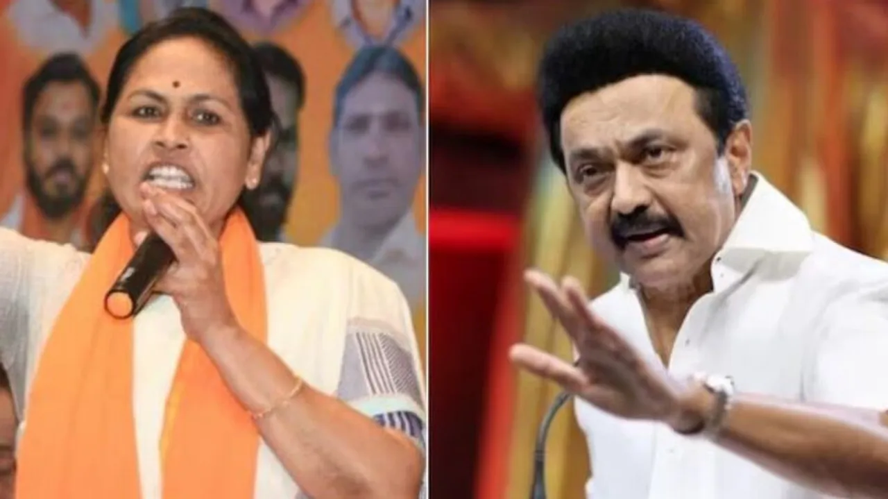 Shobha-karandlaje & MK-stalin 