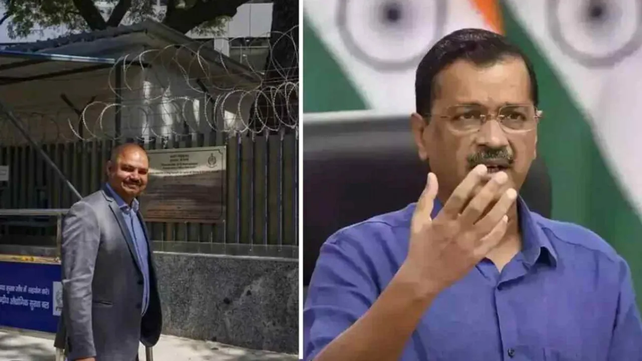 Arvind Kejriwal & his private secretary  
