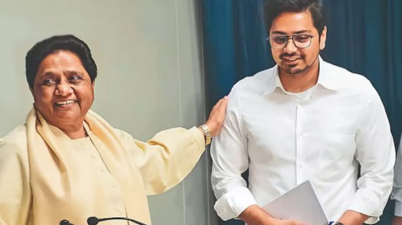 Mayabati with his nephew 