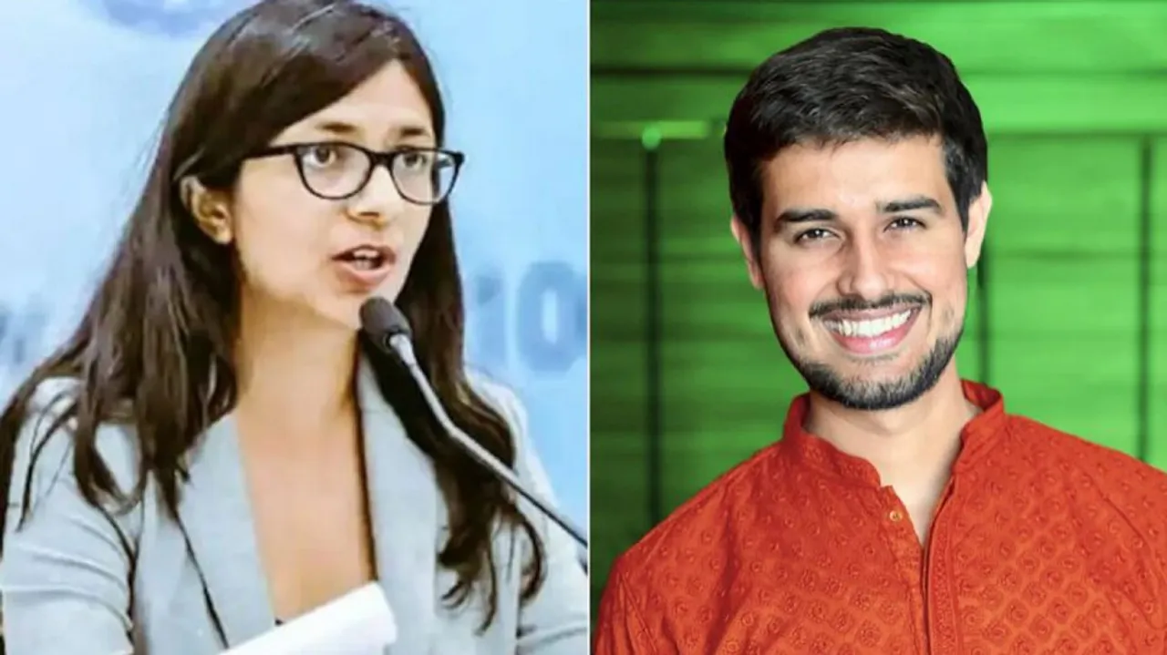 Swati Maliwal & Dhruv Rathee 