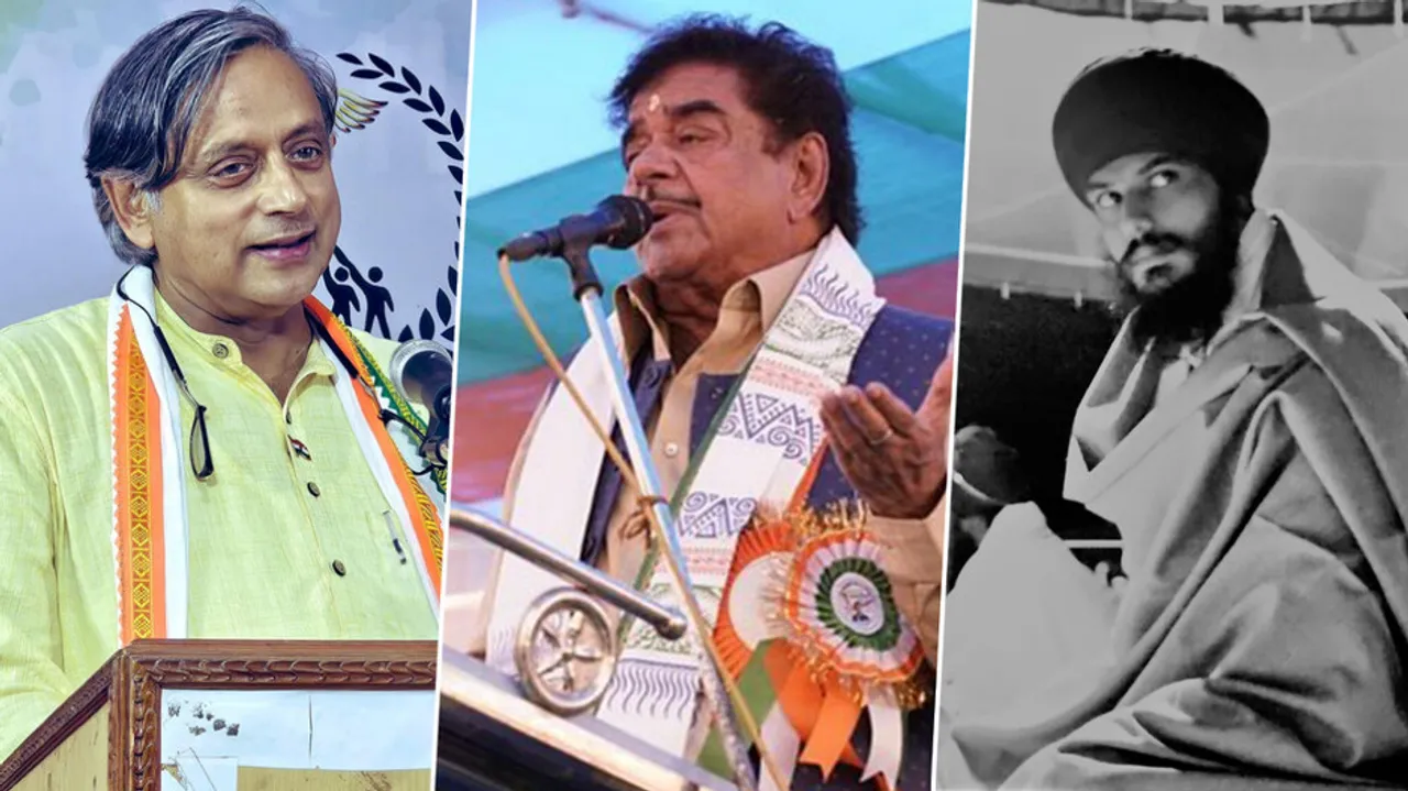 Sashi Tharoor, Shatrughan Sinha, Amrutpal Singh