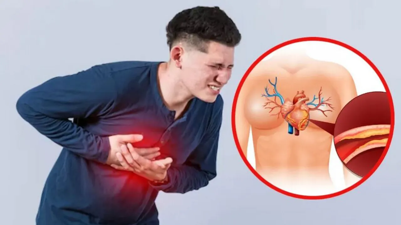 Man suffering heart problem 