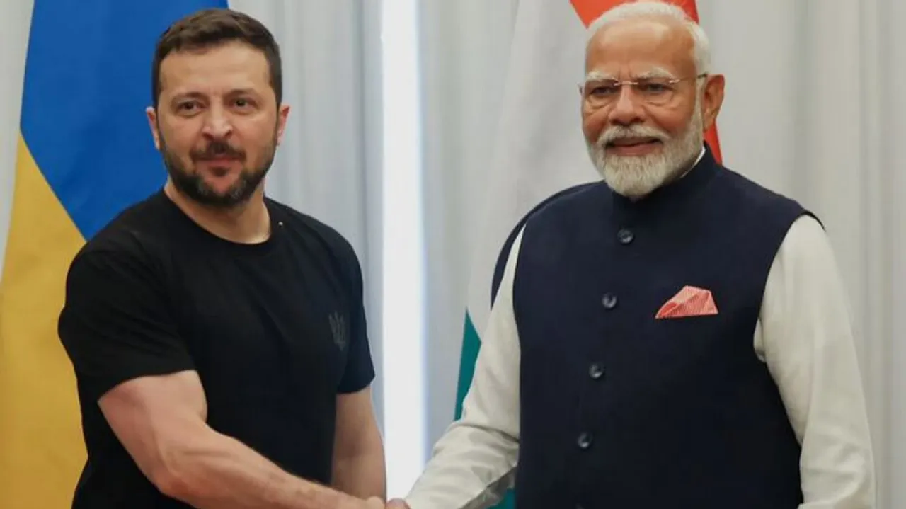 Volodymyr Zelensky & Narendra Modi 