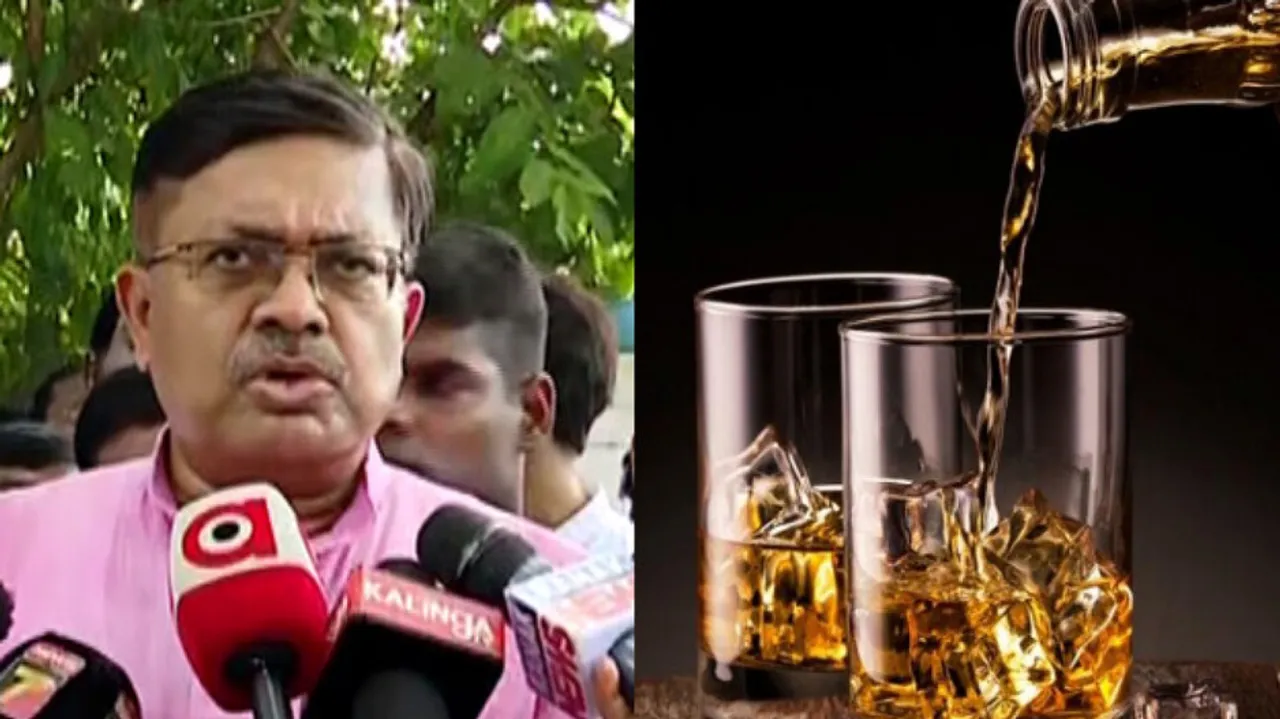 Law Minister & LIQUOR Shop