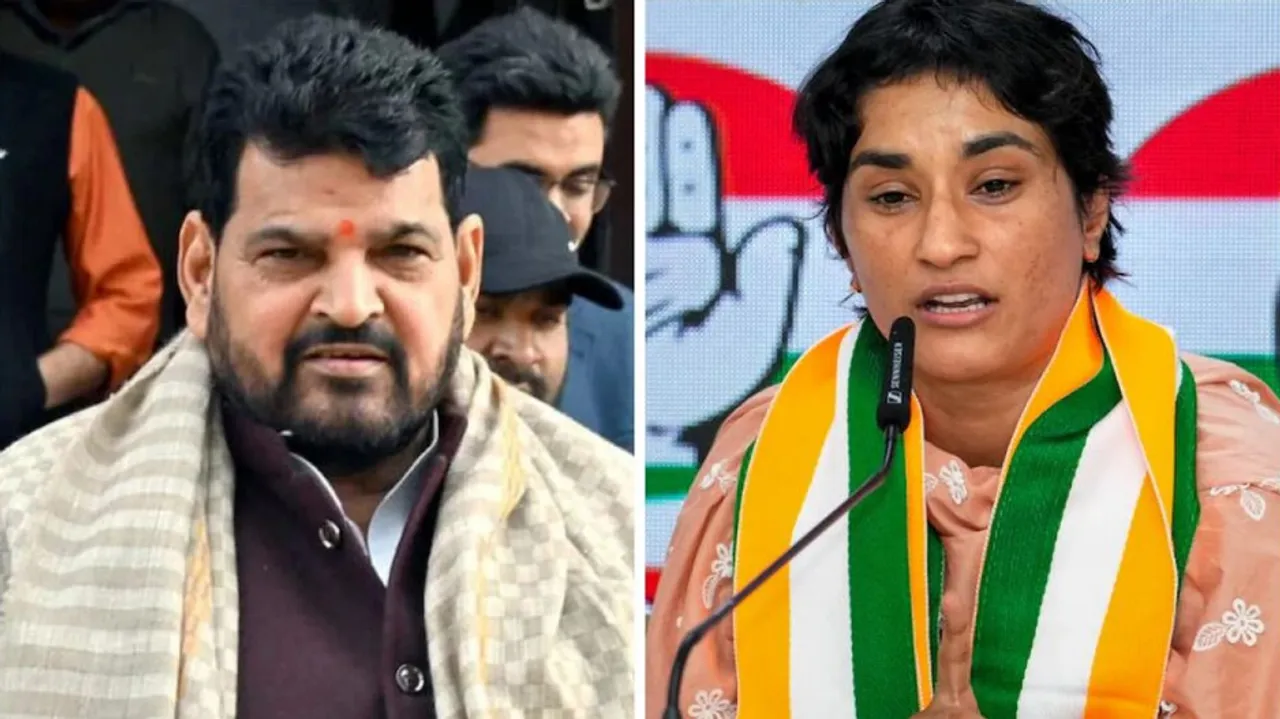 Brij Bhusan and Vinesh