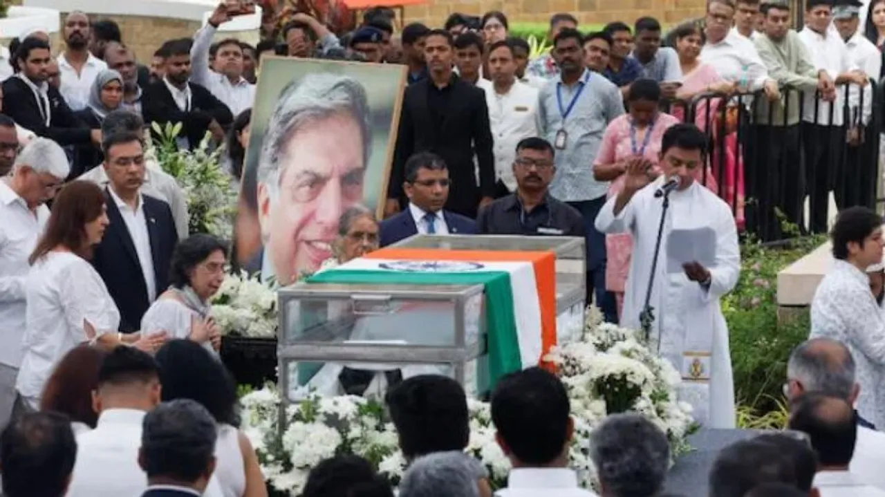 Ratan Tata's Cremation Ceremony 