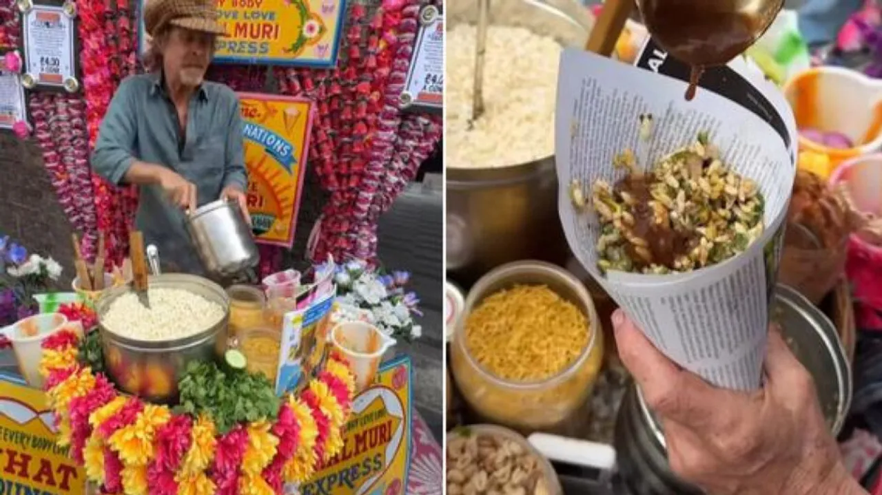 British Vendor & Jhalmuri 