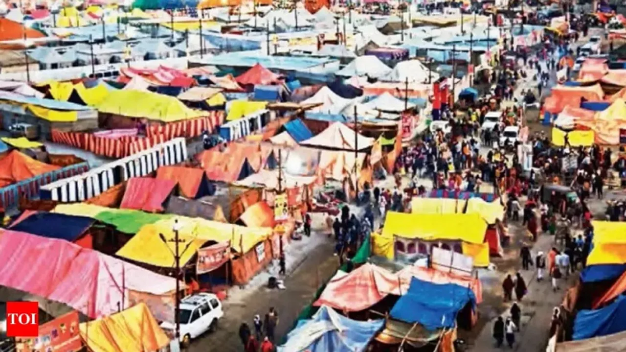 Tents In Maha Kumbha Mela