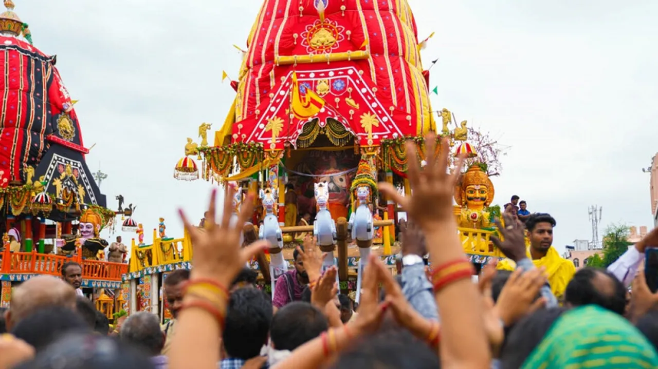 Lord Jagannath on Ratha