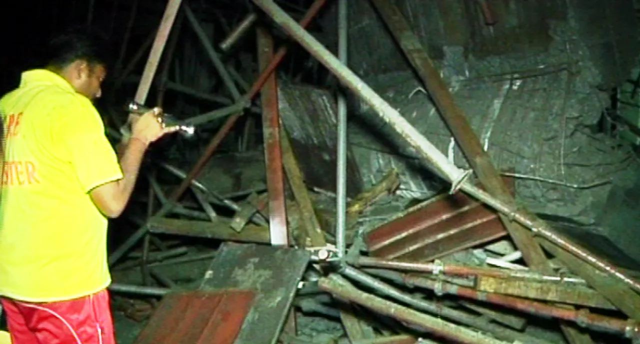 ଭୁବନେଶ୍ୱରରେ ନିର୍ମାଣାଧୀନ ଛାତ ଭୁଶୁଡି ୫ ଆହତ