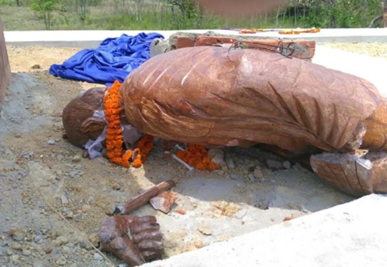ଜ୍ୟୋତି ବିହାରର ପରିସରରେ ଗାନ୍ଧୀ ମୂର୍ତ୍ତି ଭଙ୍ଗାଯିବା ଘଟଣାରେ ଥାନାରେ ଏତଲା