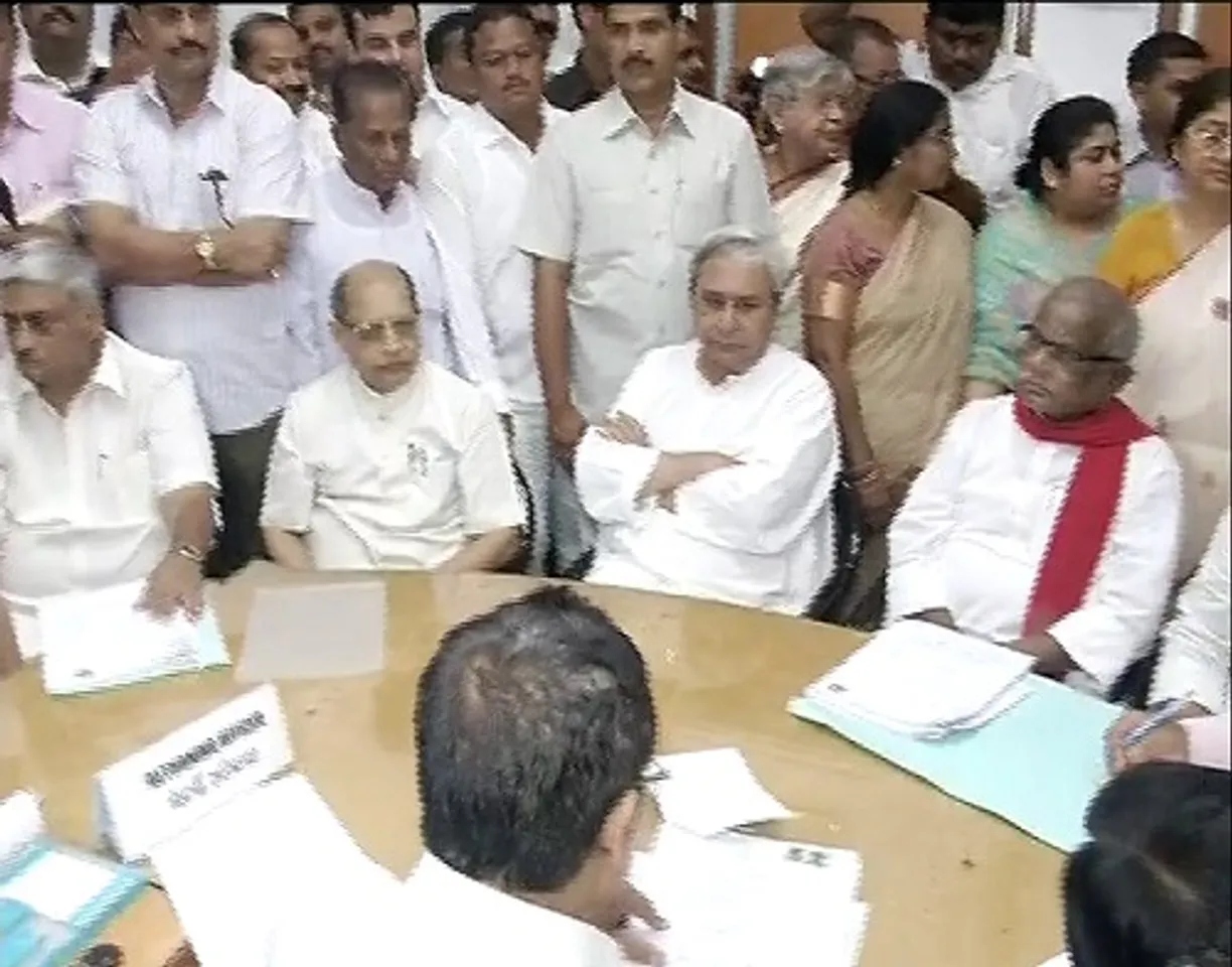 ରାଜ୍ୟସଭା ନିର୍ବାଚନ ପାଇଁ ନାମାଙ୍କନ ପତ୍ର ଦାଖଲ କଲେ ପ୍ରସନ୍ନ, ବିଷ୍ଣୁ ଓ ଭାସ୍କର ରାଓ