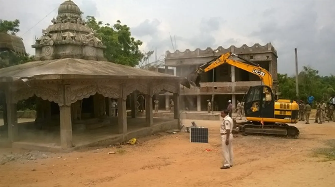 ତୃତୀୟ ଦିନରେ ବାନା ବାବା ଆଶ୍ରମ ଉଚ୍ଛେଦ