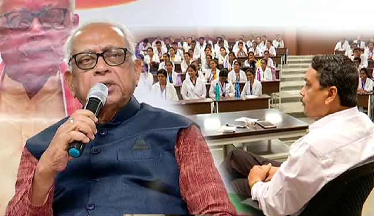 ଭିତରେ ଡାକ୍ତରୀ ପାଠ, ବାହାରେ ରାଜନୀତି