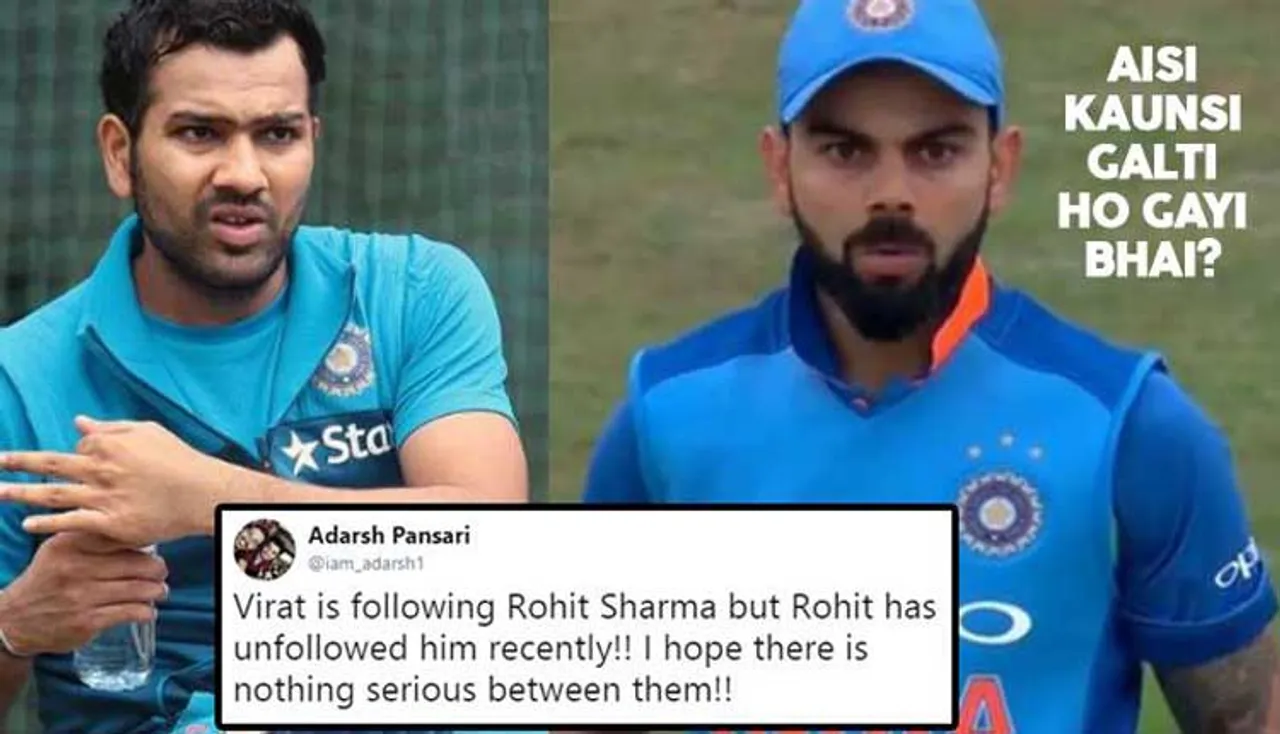 କାହିଁକି ବିରାଟ୍‌ଙ୍କୁ ଅନ୍‌ଫଲୋ କଲେ ରୋହିତ୍‌, ଜାଣନ୍ତୁ କ’ଣ କହିଲେ ଫ୍ୟାନ୍‌