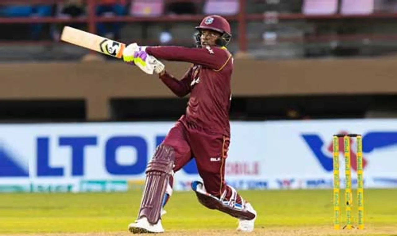 ପ୍ରଥମ ଦିନିକିଆ: ହେଟମାୟର୍‌ଙ୍କ ବିସ୍ଫୋରକ ଶତକ, ଇଣ୍ଡିଜ୍‌ ୩୨୨/୮