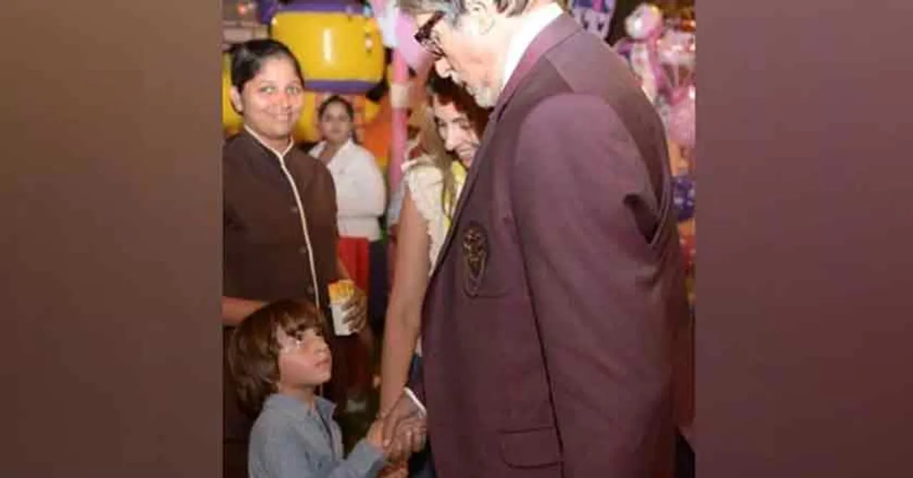 ଅମିତାଭଙ୍କୁ ଶାହ୍‌ରୁଖଙ୍କ ବାପା ବୋଲି ଭାବନ୍ତି ଅବ୍‌ରାମ୍‌ !