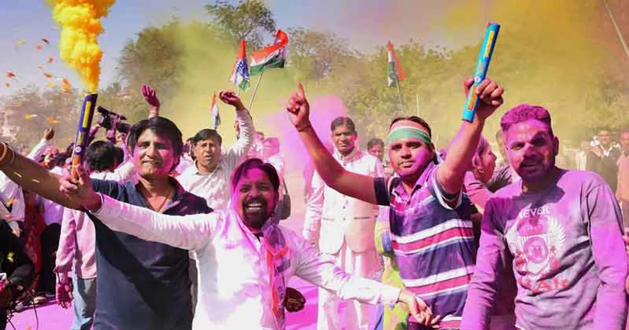 ରାଜସ୍ଥାନରେ କଂଗ୍ରେସ ଆଗରେ, ମଧ୍ୟପ୍ରଦେଶ ଓ ଛତିଶଗଡ଼ରେ କଡ଼ା ଟକ୍କର