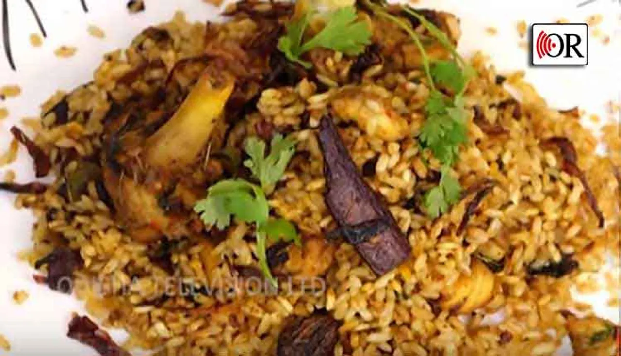 ଘରେ ପ୍ରସ୍ତୁତ କରନ୍ତୁ ମୁଢ଼ି ଚିକେନ୍‌ ବିରିଆନି