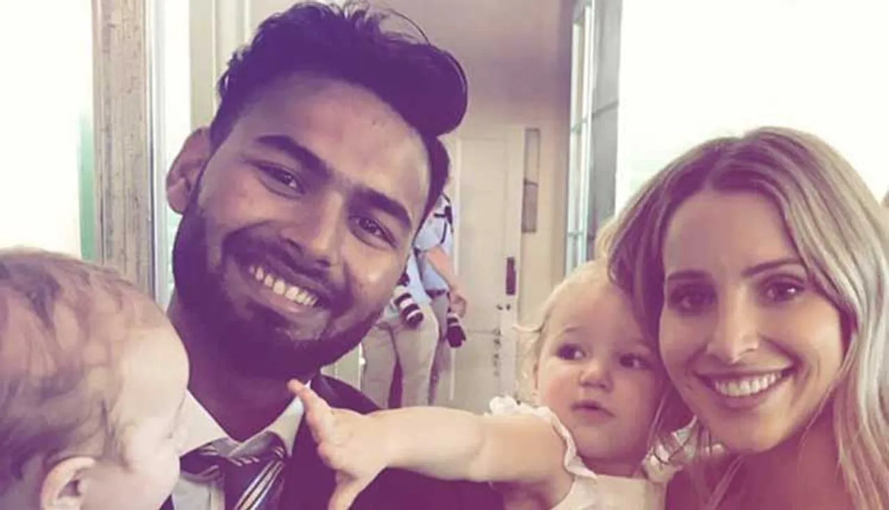 ଟିମ୍‌ ପେନ୍‌ଙ୍କ ଛୁଆ ସମ୍ଭାଳିଲେ ରିଷଭ ପନ୍ତ!