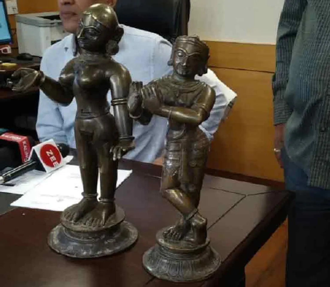 ଅଢ଼େଇ କୋଟି ଟଙ୍କାର ଅଷ୍ଟଧାତୁ ମୂର୍ତ୍ତି ଉଦ୍ଧାର, ଜଣେ ଗିରଫ