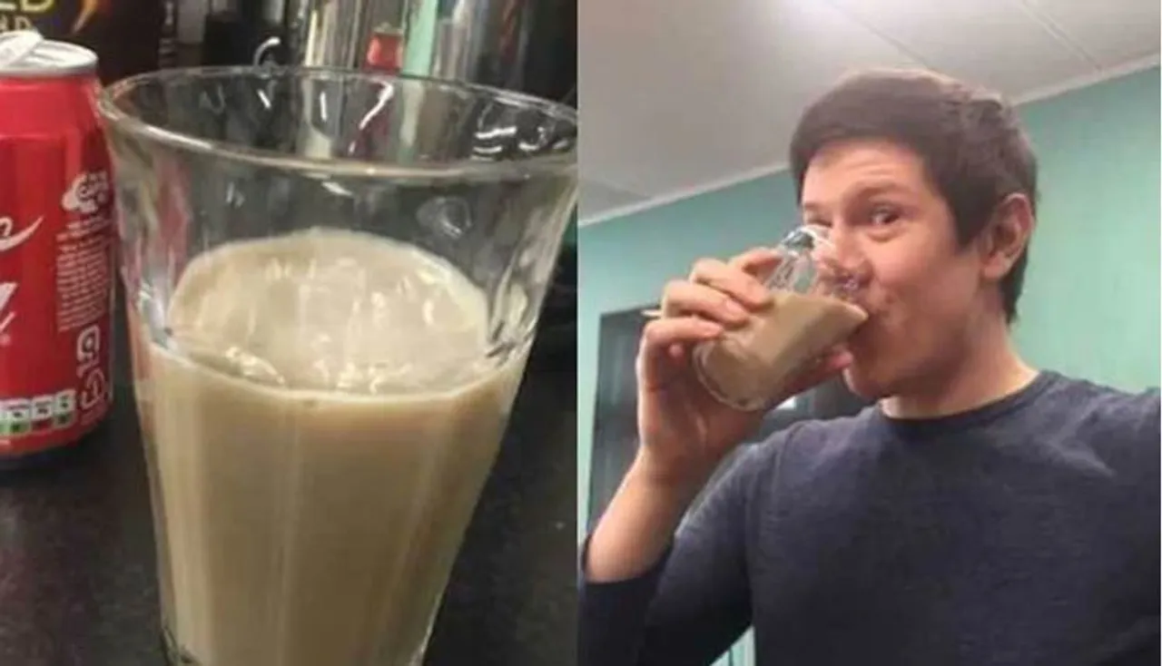 କ୍ଷୀର ସହ କୋକ୍‌ର ମଜା ନେଲେ ଯୁବକ, ଭିଡିଓ ଭାଇରାଲ୍‌