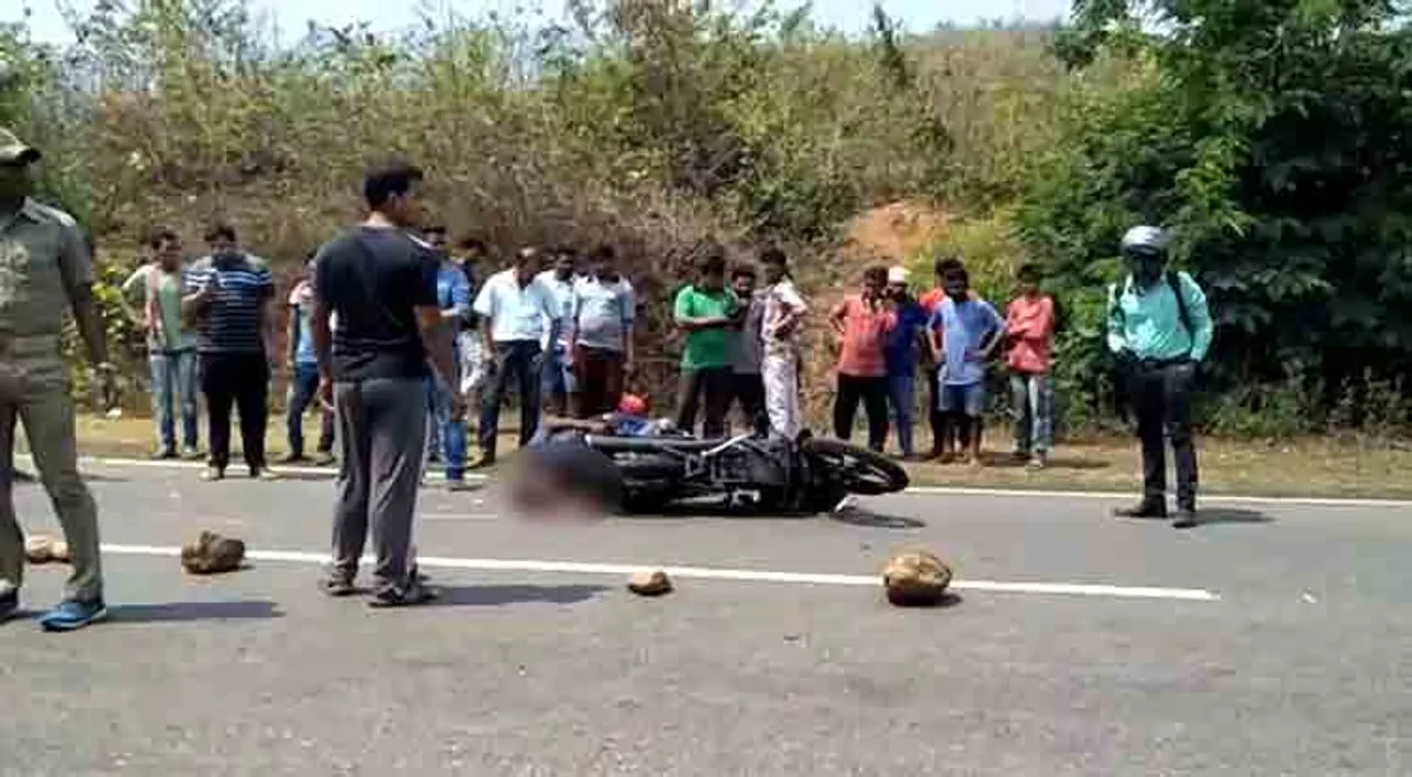 ବାଇକ୍‌ ଦୁର୍ଘଟଣାଗ୍ରସ୍ତ, ଜଣେ ମୃତ