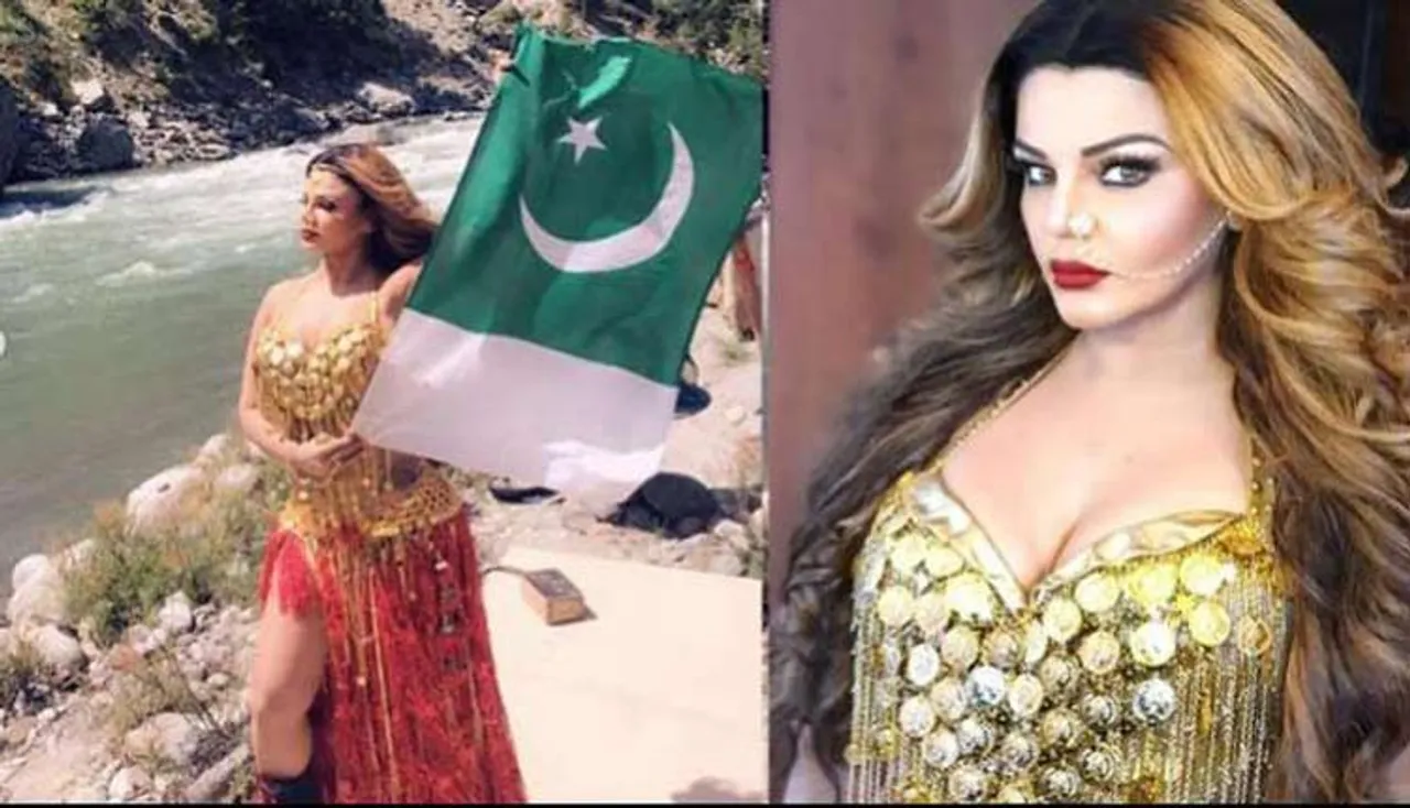 ପାକିସ୍ତାନୀ ପତାକା ସହ ଫଟୋ ଉଠାଇ ଚର୍ଚ୍ଚାରେ ରାକ୍ଷୀ