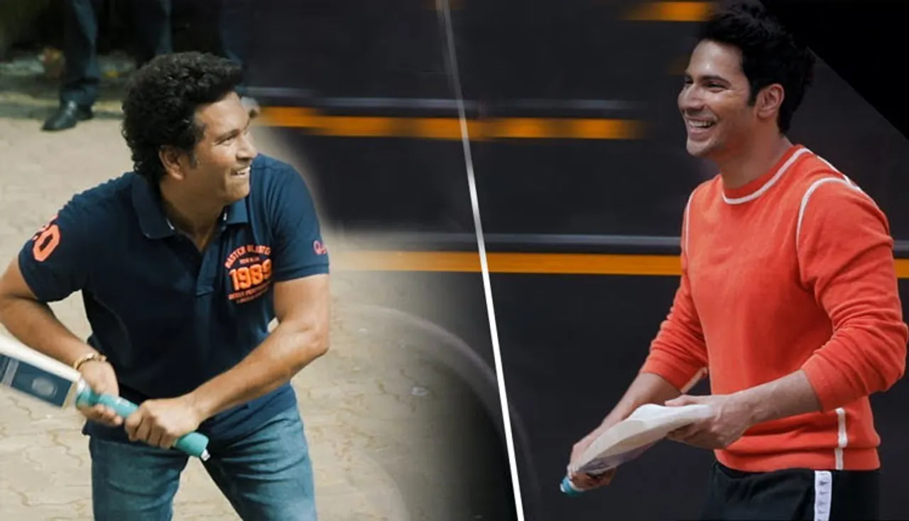 ବରୁଣ ଏବଂ ଅଭିଷେକଙ୍କ ସହ କ୍ରିକେଟ୍‌ ଖେଳିଲେ ସଚିନ୍‌