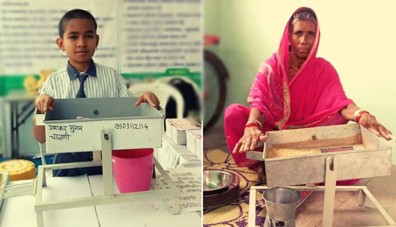 ୧୨ ବର୍ଷର ପିଲା ତିଆରି କଲା ଛଣା ମେସିନ୍‌, ବିନା ପରିଶ୍ରମରେ ସଫା ହେବ ଗହମ