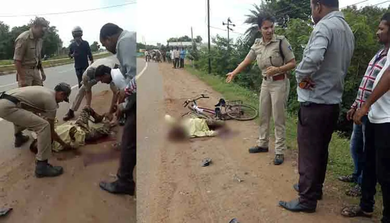 ଦୁର୍ଘଟଣାରେ ଆହତ ବ୍ୟକ୍ତିଙ୍କୁ ନିଜ ଗାଡ଼ିରେ ମେଡିକାଲ୍‌ ନେଲେ ଏସ୍‌ପି