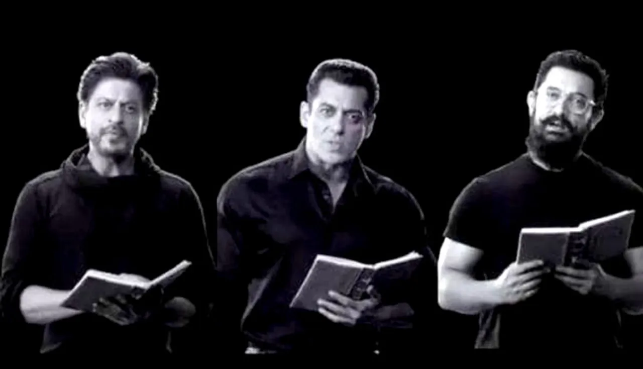 ବଲିଉଡ୍‌ ସୁପର୍‌ଷ୍ଟାର୍‌ମାନେ ପଢ଼ିଲେ ଗାନ୍ଧିଙ୍କ ବାର୍ତ୍ତା: ଭିଡିଓ ଶେଆର୍ କଲେ ମୋଦି